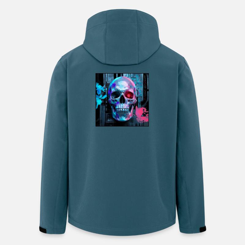 Domo arigato Schädel - Recycelte Männer Softshell-Jacke von Stanley/Stella - Dunkles Petrol