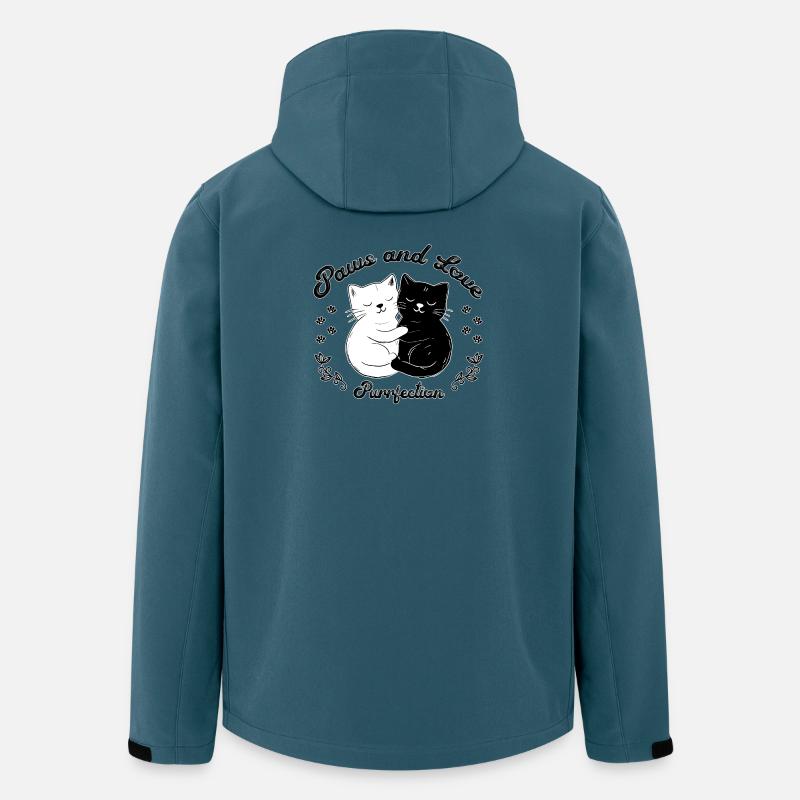 Paws & Love – Simply Schnurrfekt - Men’s Recycled Softshell Jacket by Stanley/Stella - stargazer