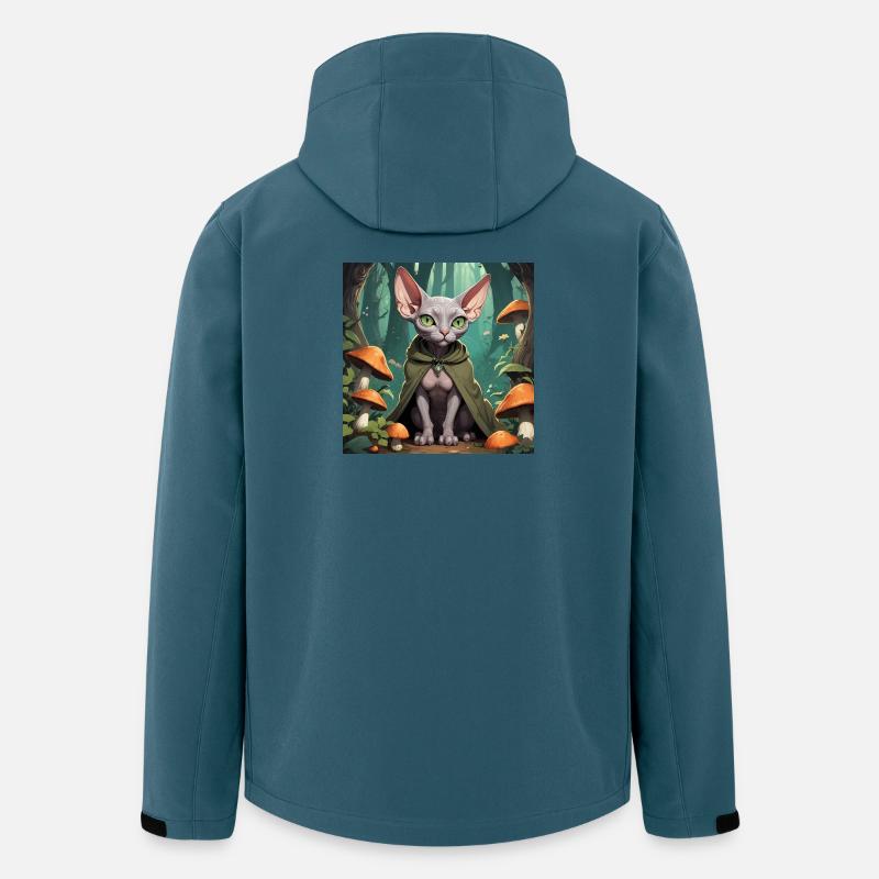 Goblin Sphynx - Recycelte Männer Softshell-Jacke von Stanley/Stella - Dunkles Petrol