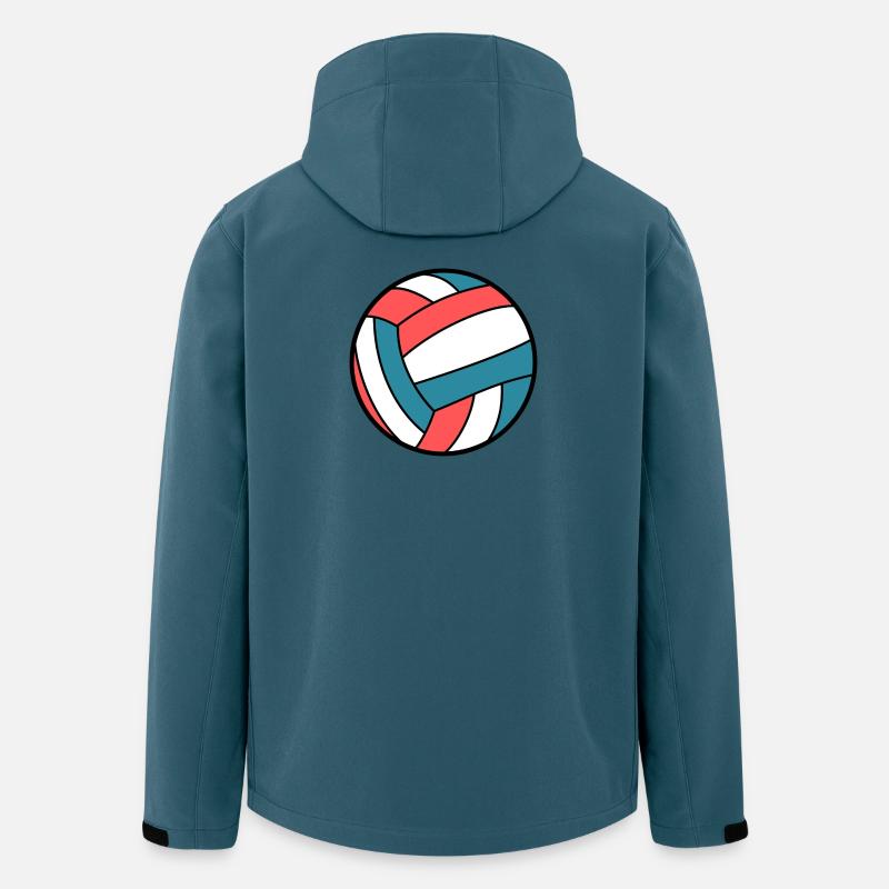 Wasserball Farben - Recycelte Männer Softshell-Jacke von Stanley/Stella - Dunkles Petrol