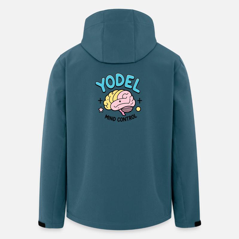 Yodel Mind Control - Recycelte Männer Softshell-Jacke von Stanley/Stella - Dunkles Petrol