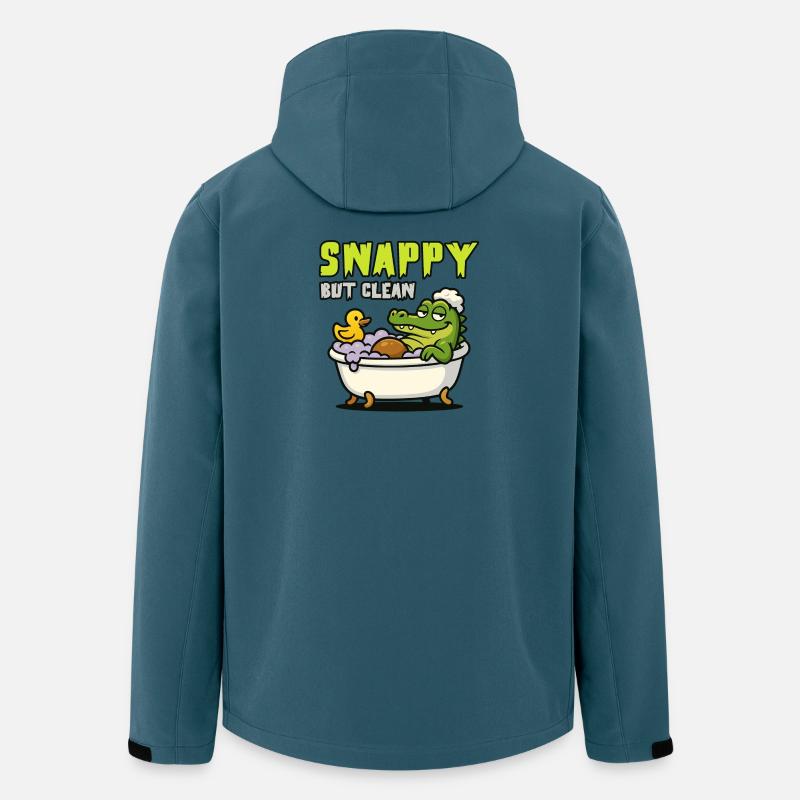Swappy im Whirlpool - Recycelte Männer Softshell-Jacke von Stanley/Stella - Dunkles Petrol