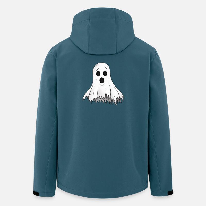 bettuch gespenst, halloween outfit - Recycelte Männer Softshell-Jacke von Stanley/Stella - Dunkles Petrol