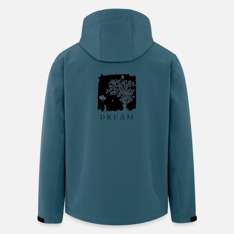 Glauben. Erreichen. Wiederholen. - Recycelte Männer Softshell-Jacke von Stanley/Stella - Dunkles Petrol