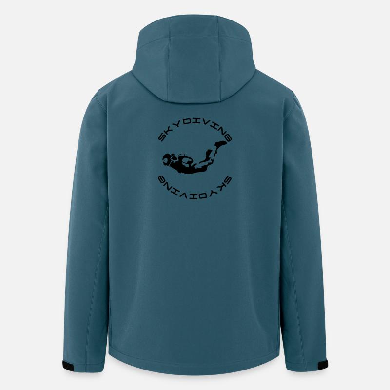 Skydiver - Recycelte Männer Softshell-Jacke von Stanley/Stella - Dunkles Petrol