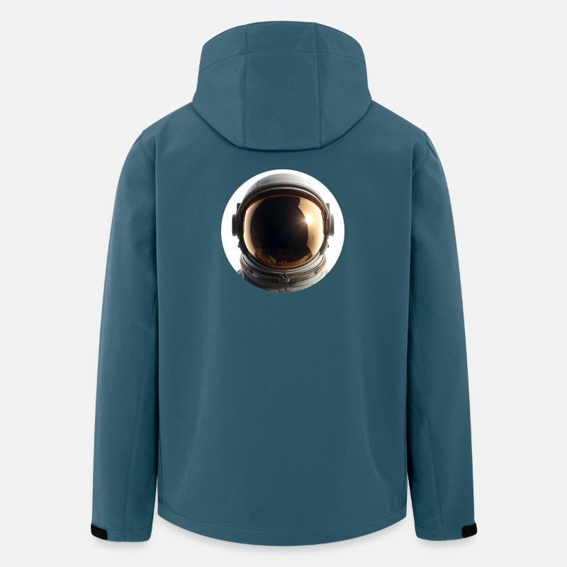 Astronaut helmet in sunlight - Men’s Recycled Softshell Jacket by Stanley/Stella - stargazer