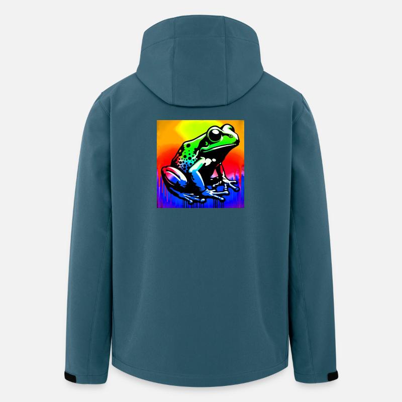 Frosch - Recycelte Männer Softshell-Jacke von Stanley/Stella - Dunkles Petrol