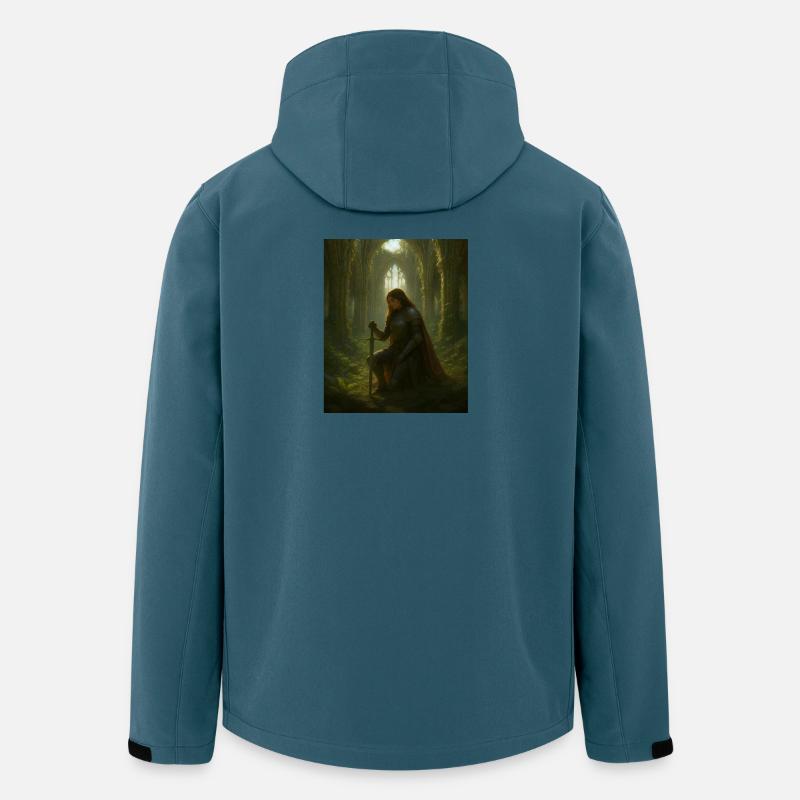 Siegelring - Recycelte Männer Softshell-Jacke von Stanley/Stella - Dunkles Petrol