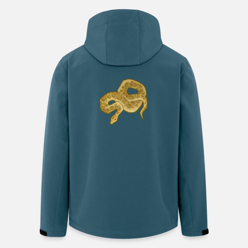 Jahr der Schlange - Recycelte Männer Softshell-Jacke von Stanley/Stella - Dunkles Petrol