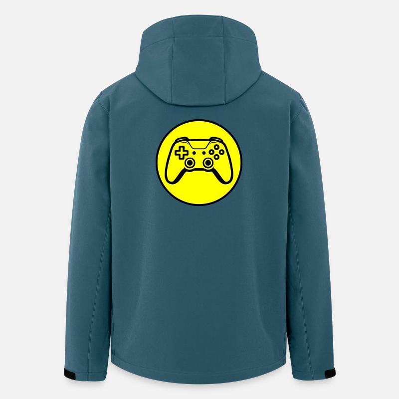 Controller Joypad Icon - Men’s Recycled Softshell Jacket by Stanley/Stella - stargazer