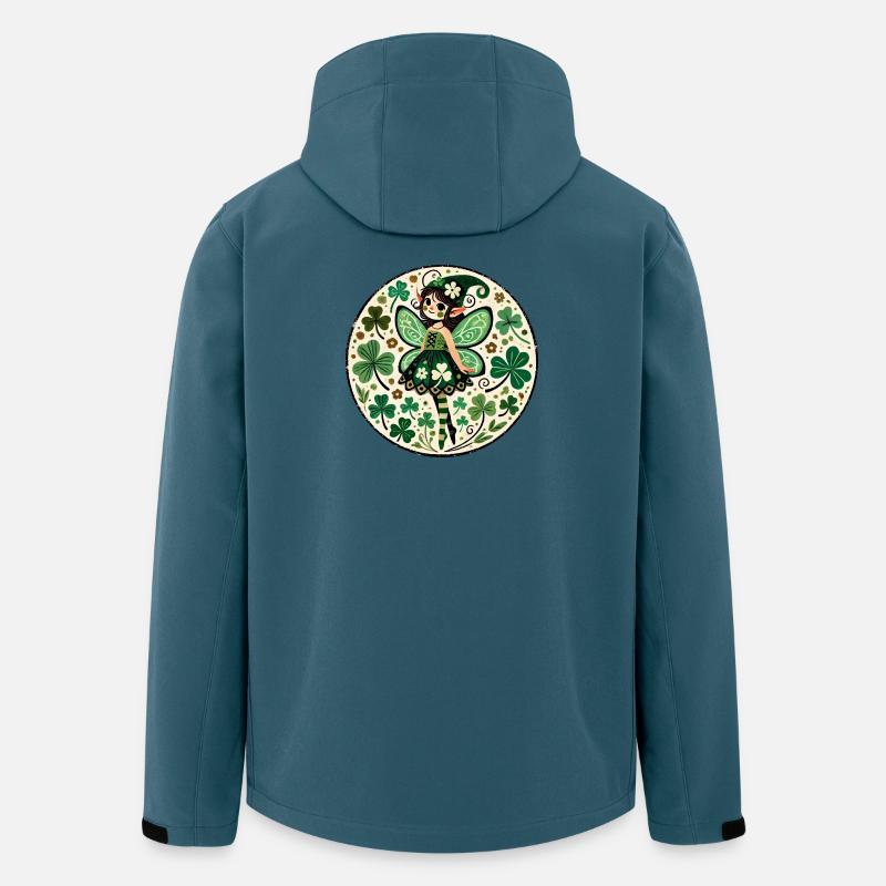 Zauberwald Elfenfee - Recycelte Männer Softshell-Jacke von Stanley/Stella - Dunkles Petrol