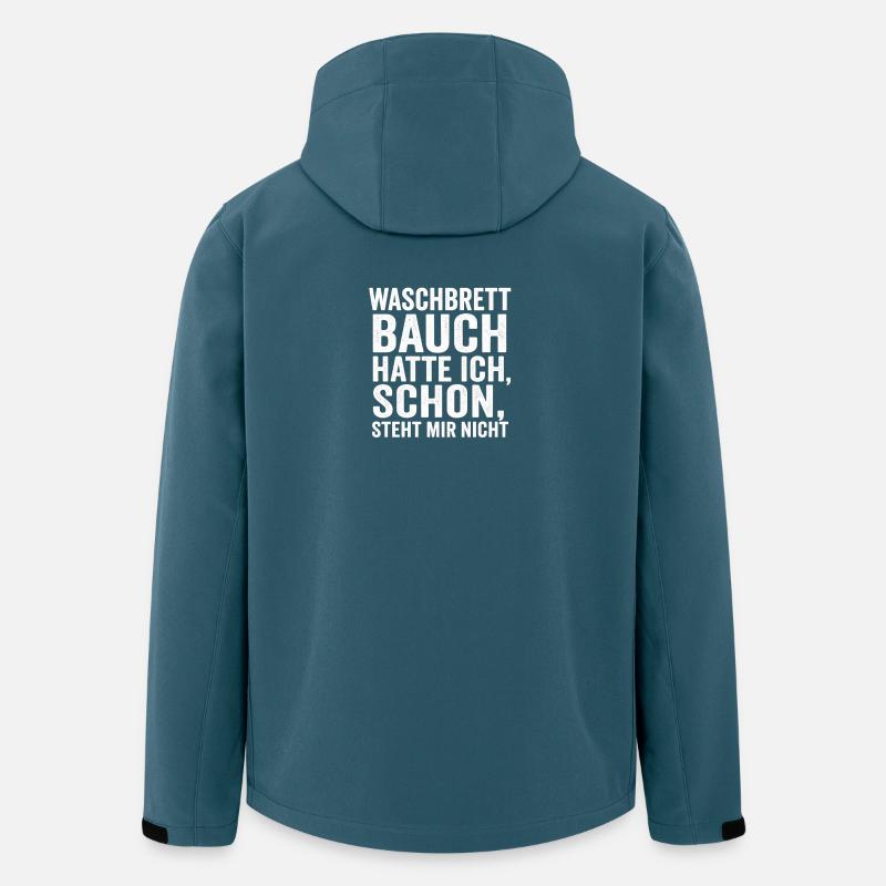 Waschküche Humor Spruch - Recycelte Männer Softshell-Jacke von Stanley/Stella - Dunkles Petrol