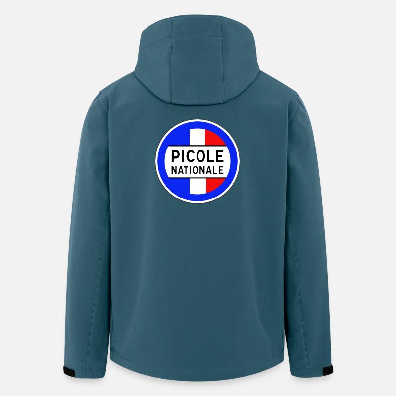 Nationale Trinkgasse Neues Design - Recycelte Männer Softshell-Jacke von Stanley/Stella - Dunkles Petrol
