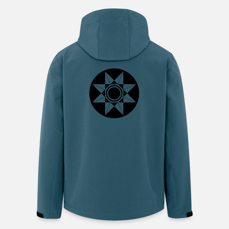Schema des Himmelssterns - Recycelte Männer Softshell-Jacke von Stanley/Stella - Dunkles Petrol