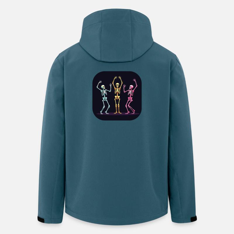 Halloween Skeleton Dancer Dancing - Men’s Recycled Softshell Jacket by Stanley/Stella - stargazer