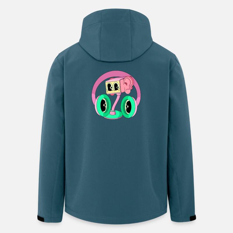 FREQUENZ - Recycelte Männer Softshell-Jacke von Stanley/Stella - Dunkles Petrol