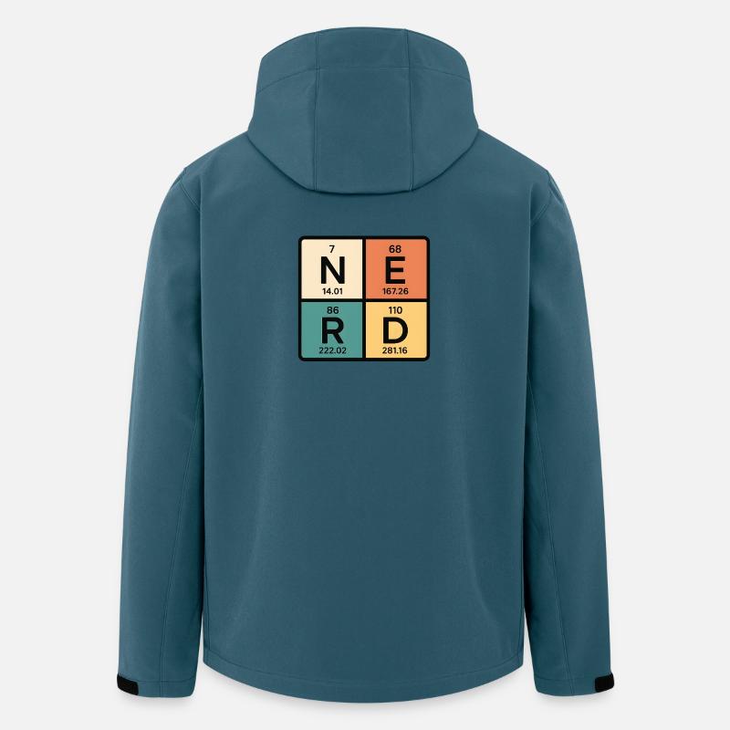 Periodensystem Abstrakte Kunst - Recycelte Männer Softshell-Jacke von Stanley/Stella - Dunkles Petrol