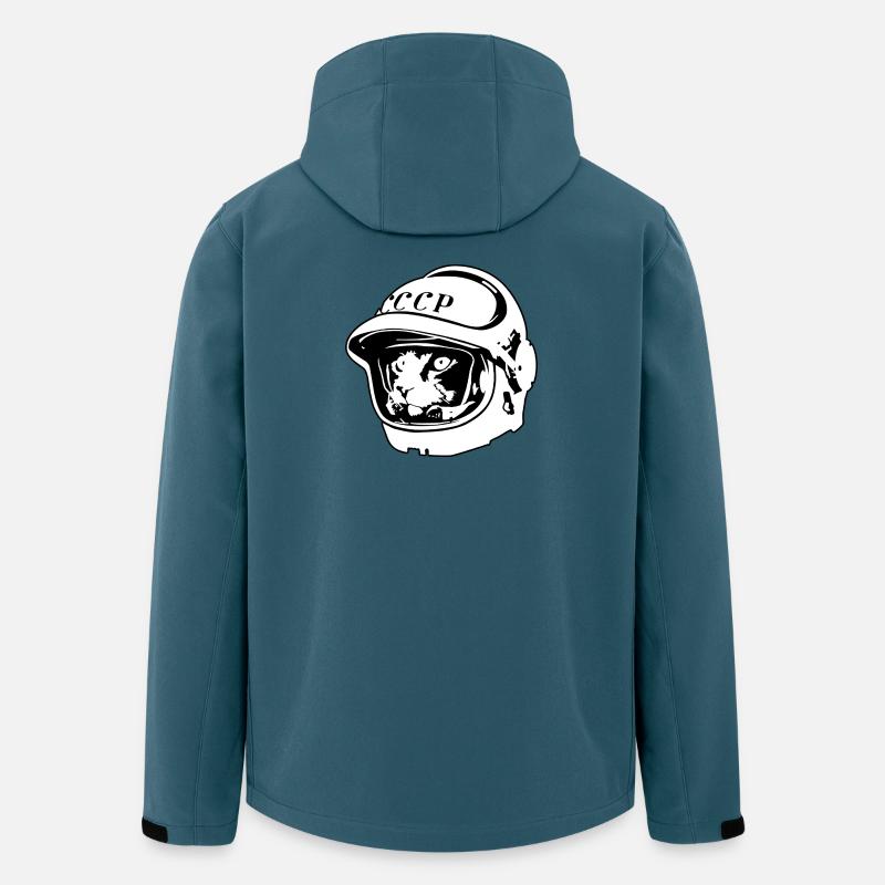 Kosmo Cat – Aventure spatiale et astronomique - Veste softshell homme en polyester recyclé Stanley/Stella - bleu pétrole foncé