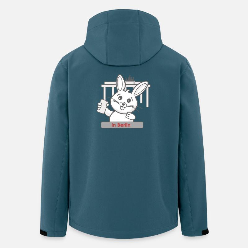 Cute bunny portrait in Berlin - Men’s Recycled Softshell Jacket by Stanley/Stella - stargazer