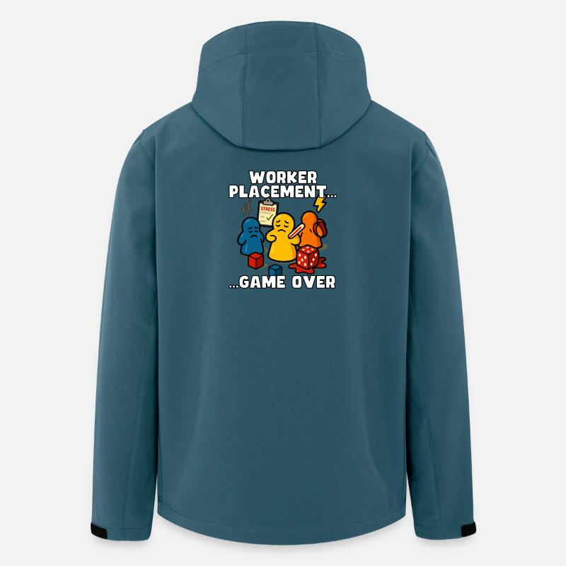 Worker Placement: Game Over - Men’s Recycled Softshell Jacket by Stanley/Stella - stargazer