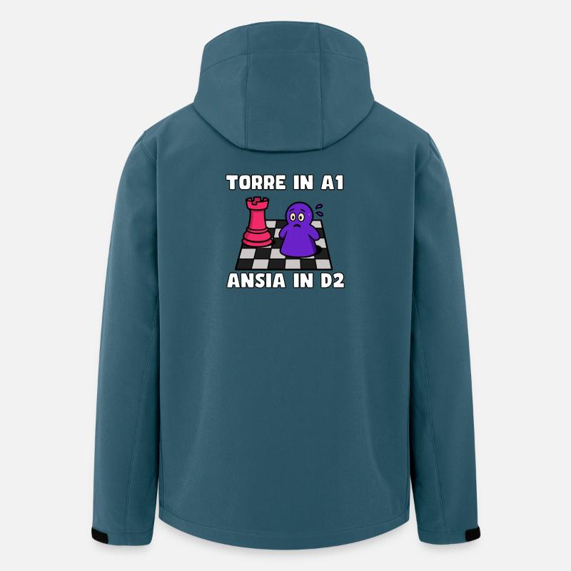 Turm in A1, Angst in D2 - Recycelte Männer Softshell-Jacke von Stanley/Stella - Dunkles Petrol