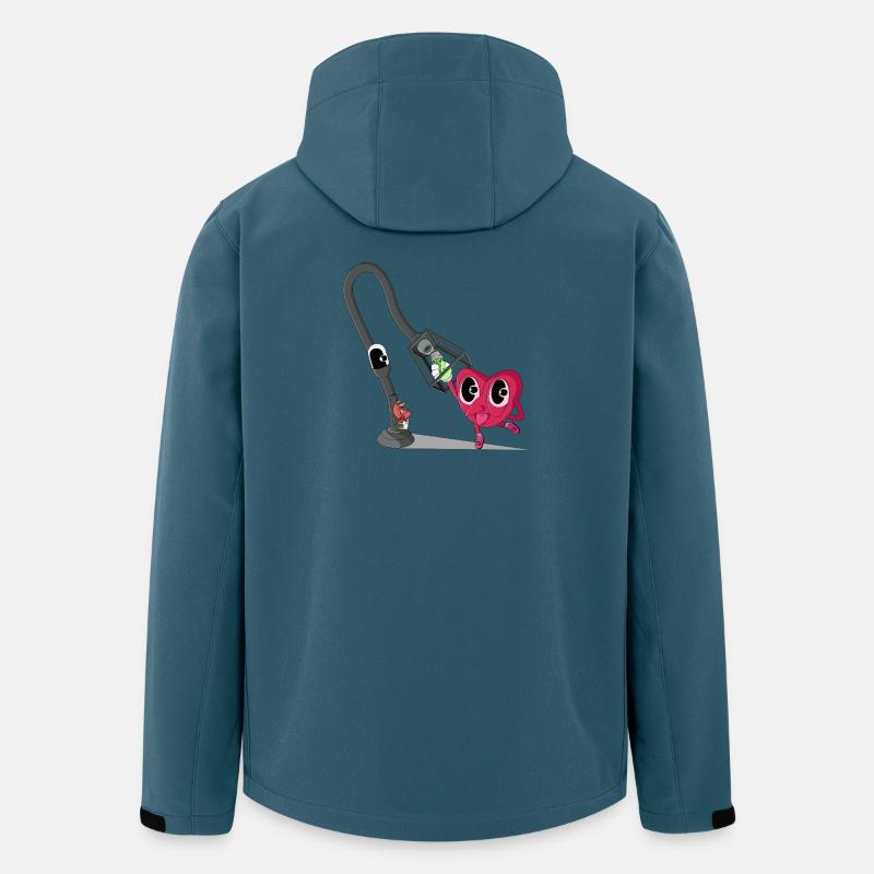 Brennpunkt - Recycelte Männer Softshell-Jacke von Stanley/Stella - Dunkles Petrol