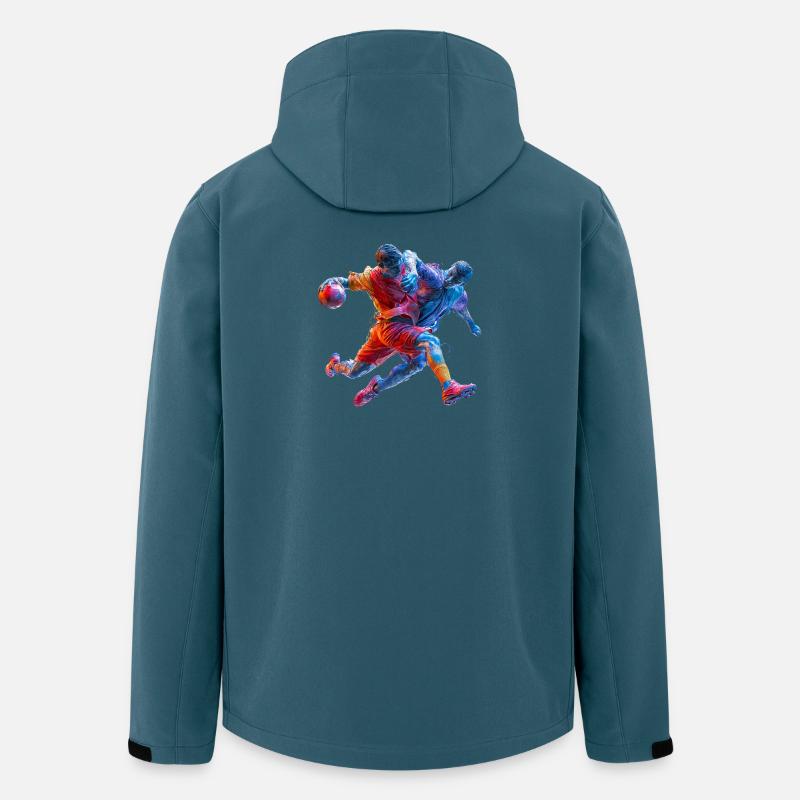 Colour storm handball action - Men’s Recycled Softshell Jacket by Stanley/Stella - stargazer