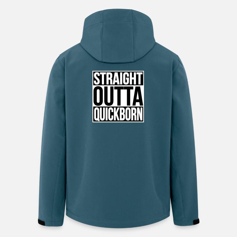 Straight Outta Quickborn - Men’s Recycled Softshell Jacket by Stanley/Stella - stargazer