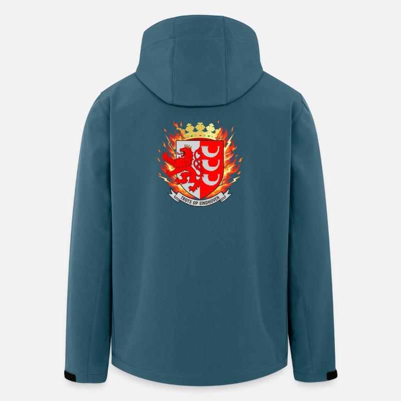 Stolz auf Eindhoven Emblem - Recycelte Männer Softshell-Jacke von Stanley/Stella - Dunkles Petrol