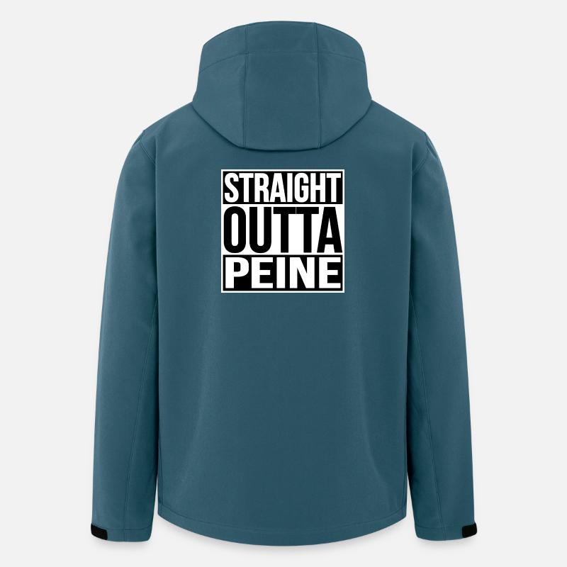 STRAIGHT OUTTA PEINE - Men’s Recycled Softshell Jacket by Stanley/Stella - stargazer