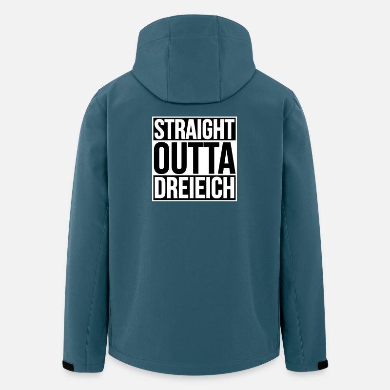 STRAIGHT OUTTA DREIEICH - Men’s Recycled Softshell Jacket by Stanley/Stella - stargazer