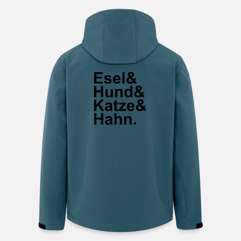 Bremen Musikanten - Recycelte Männer Softshell-Jacke von Stanley/Stella - Dunkles Petrol