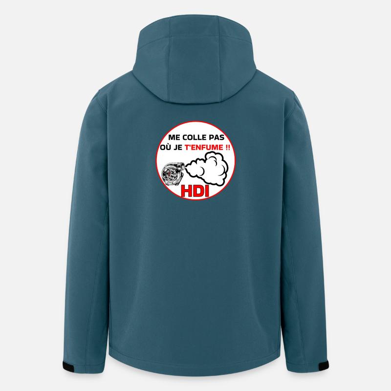 Bleib nicht bei mir, hdi - Recycelte Männer Softshell-Jacke von Stanley/Stella - Dunkles Petrol