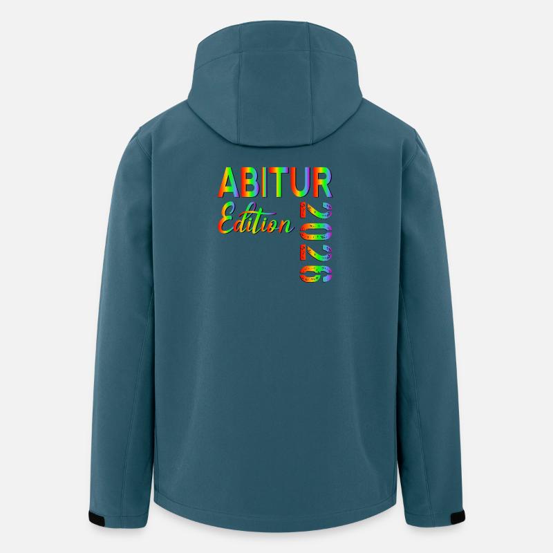 REGENBOGEN ABITUR 2026 - Recycelte Männer Softshell-Jacke von Stanley/Stella - Dunkles Petrol
