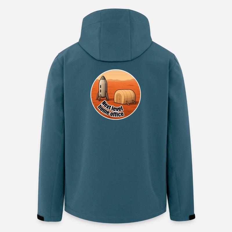 Mars Next Level Home Office - Recycelte Männer Softshell-Jacke von Stanley/Stella - Dunkles Petrol