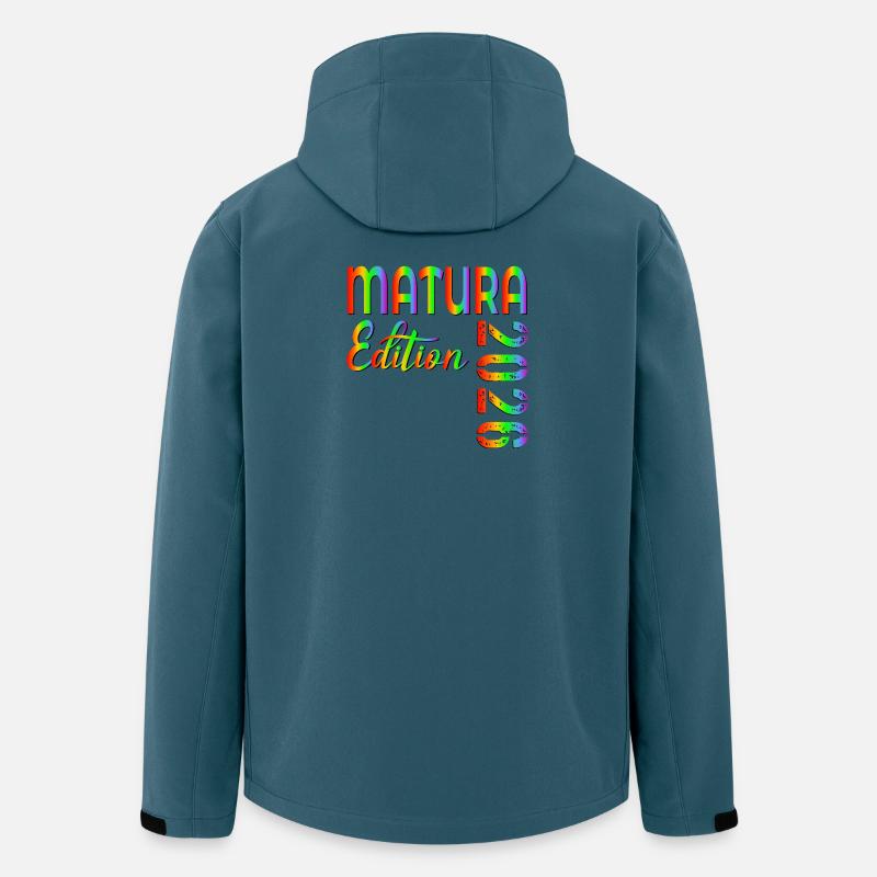 MATURA 2026 REGENBOGEN - Recycelte Männer Softshell-Jacke von Stanley/Stella - Dunkles Petrol