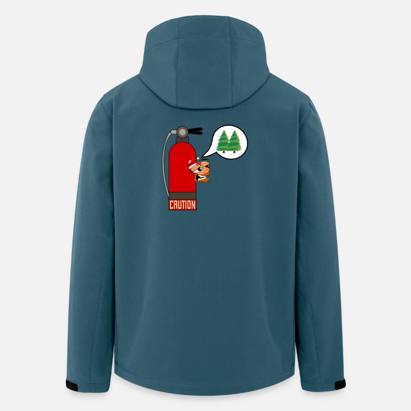 CAUTION CHRISTMAS TREE FIRE - Men’s Recycled Softshell Jacket by Stanley/Stella - stargazer