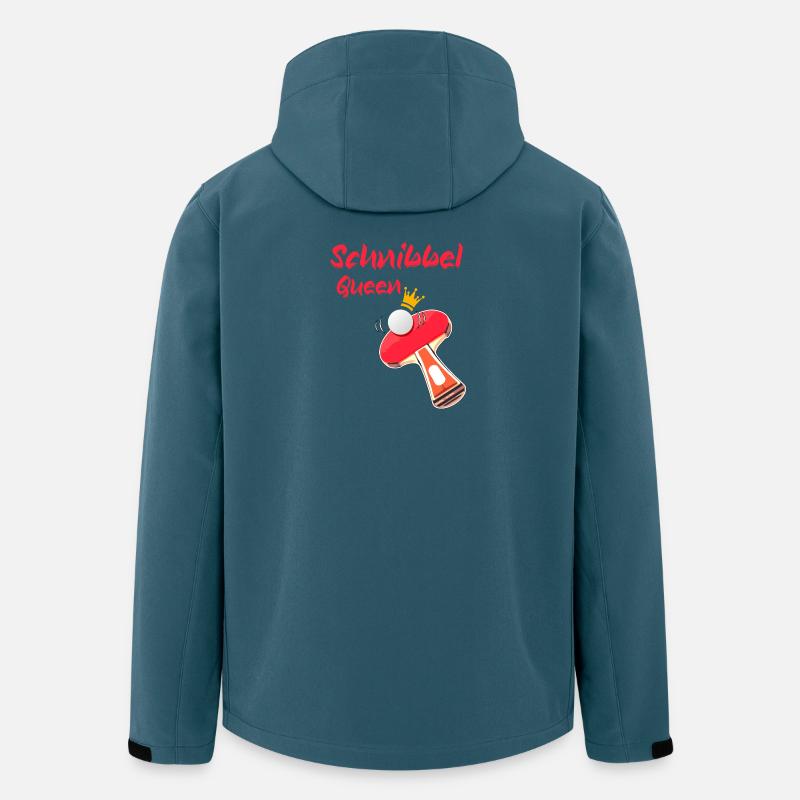 Tischtennis - Recycelte Männer Softshell-Jacke von Stanley/Stella - Dunkles Petrol