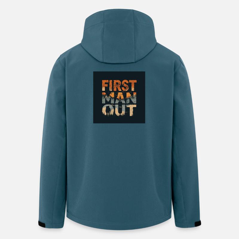 First Man Out Mountain Escape - Recycelte Männer Softshell-Jacke von Stanley/Stella - Dunkles Petrol