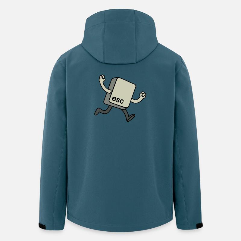 Esc-Schlüssel - Recycelte Männer Softshell-Jacke von Stanley/Stella - Dunkles Petrol