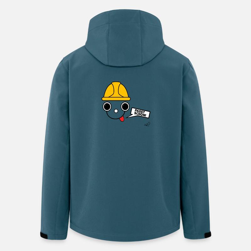Koppie with construction worker's helmet - Men’s Recycled Softshell Jacket by Stanley/Stella - stargazer