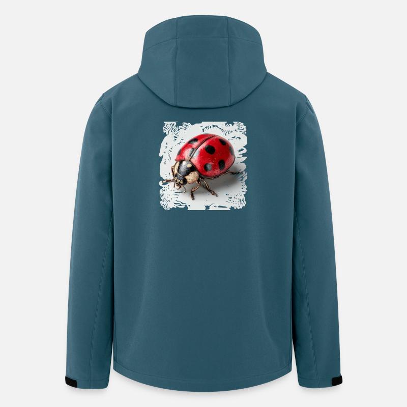 Ladybug blackRed - Men’s Recycled Softshell Jacket by Stanley/Stella - stargazer