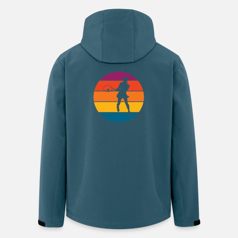 Tennis - Recycelte Männer Softshell-Jacke von Stanley/Stella - Dunkles Petrol