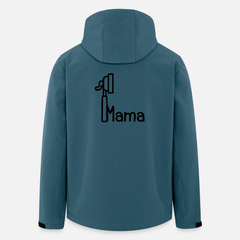 Siebträgermaschine Kaffee Mama - Recycelte Männer Softshell-Jacke von Stanley/Stella - Dunkles Petrol