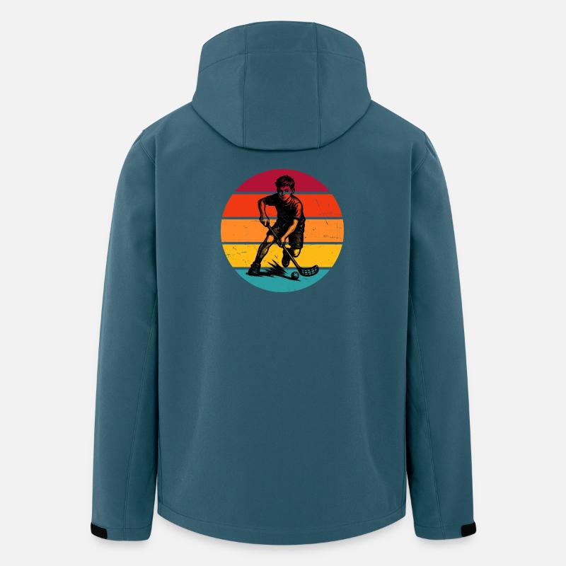 Attention floorball fans, simple statement - Men’s Recycled Softshell Jacket by Stanley/Stella - stargazer