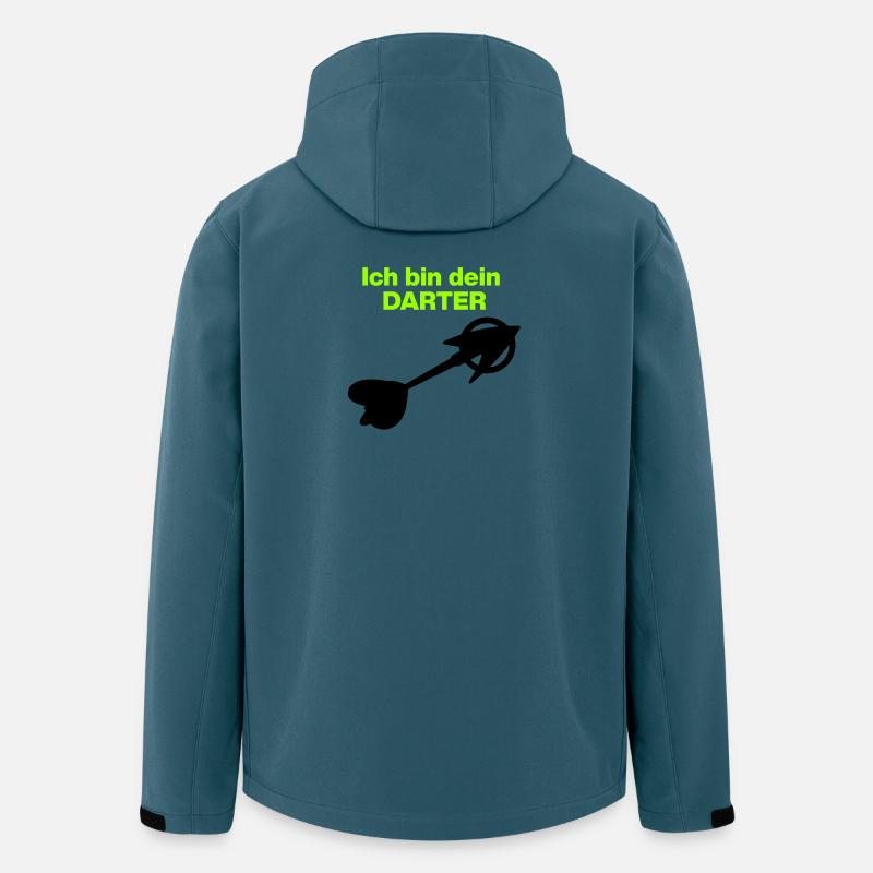 Ich bin dein Darter – Space Edition - Recycelte Männer Softshell-Jacke von Stanley/Stella - Dunkles Petrol
