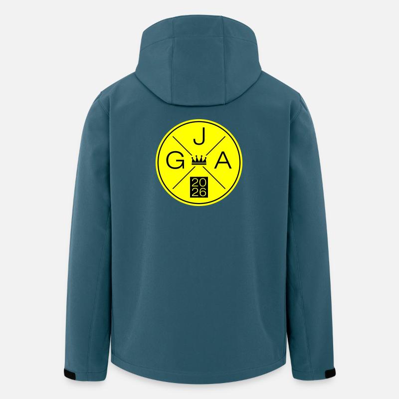 Jga 2026 - Recycelte Männer Softshell-Jacke von Stanley/Stella - Dunkles Petrol