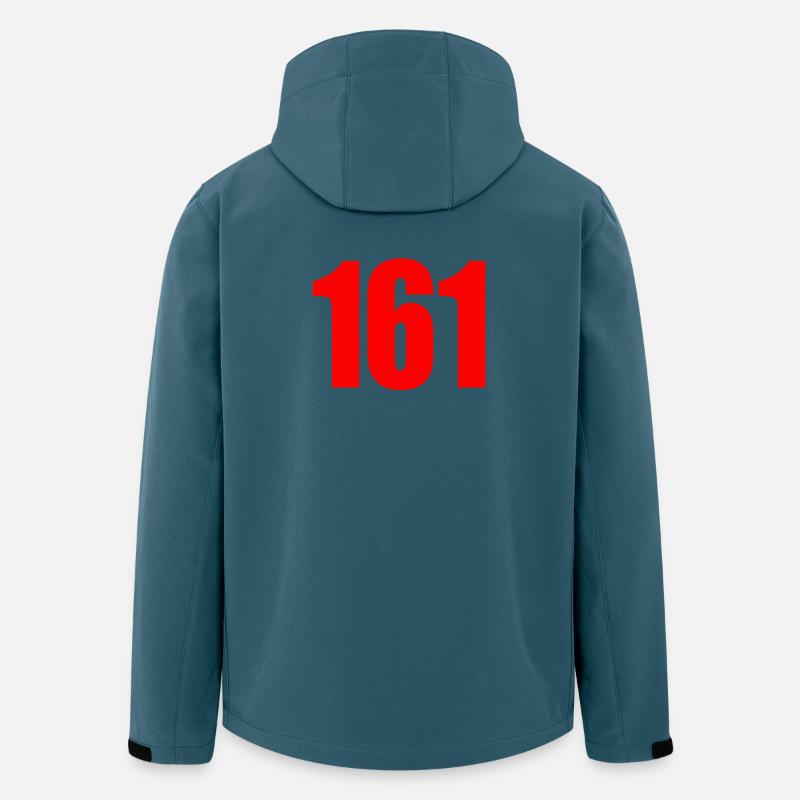 161 – Déclaration du Code Antifa - Veste softshell homme en polyester recyclé Stanley/Stella - bleu pétrole foncé