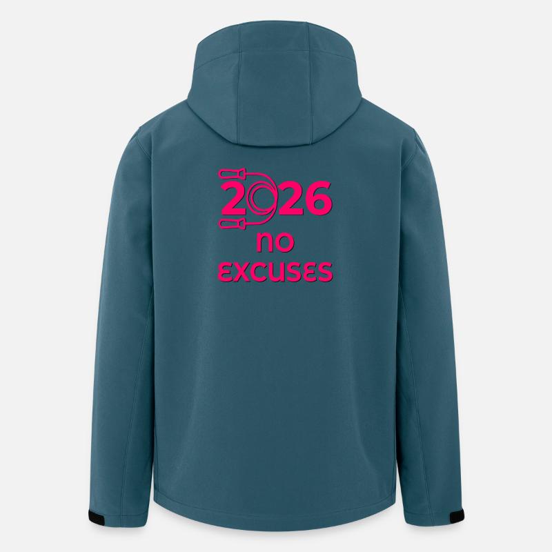 Seilspringen 2026 - Recycelte Männer Softshell-Jacke von Stanley/Stella - Dunkles Petrol