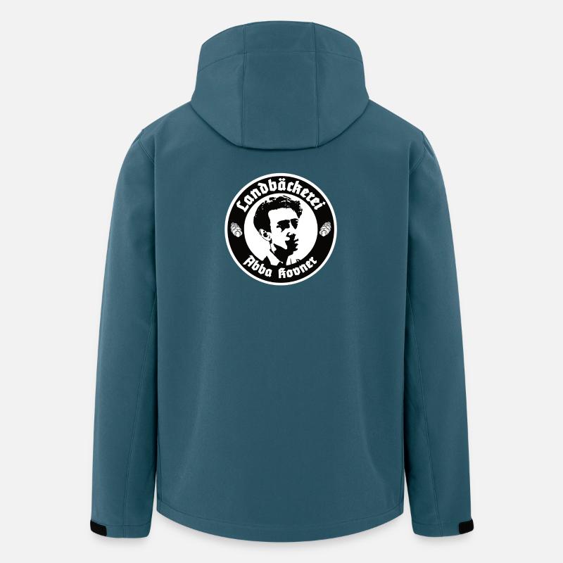 lbkov_druck - Recycelte Männer Softshell-Jacke von Stanley/Stella - Dunkles Petrol
